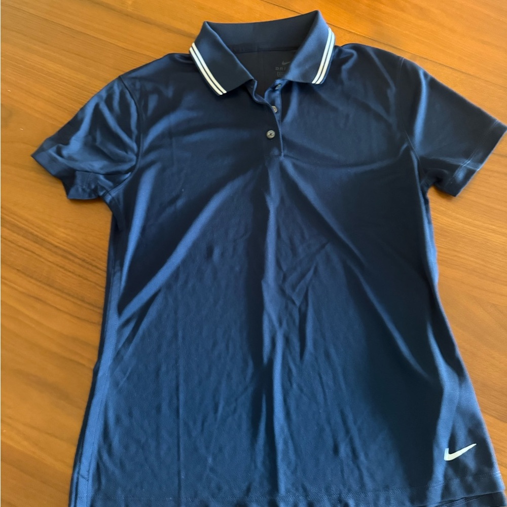 Nike Dri-FIT Dark Blue Polo